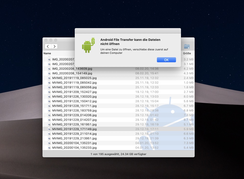 android file transfer for mac sierra